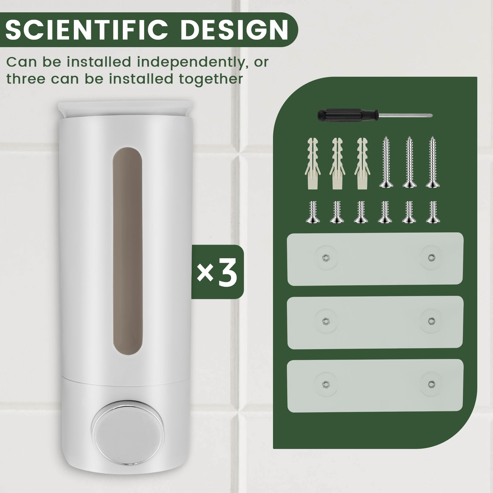 Dozownik do mydła w płynie do  – Home Bathroom Wall Soap Dispenser recenzja i cena